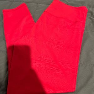 Zyia Red Snake Print Light N Tight 7/8 24”